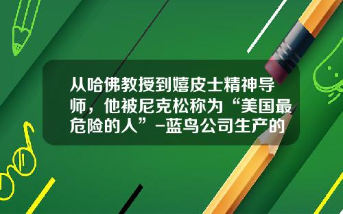从哈佛教授到嬉皮士精神导师，他被尼克松称为“美国最危险的人”-蓝鸟公司生产的校车【新闻】