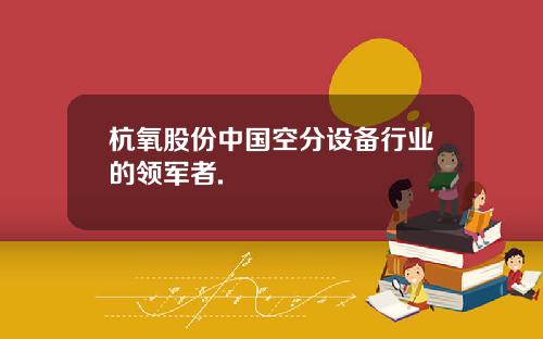 杭氧股份中国空分设备行业的领军者.