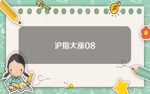 沪指大涨08