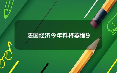 法国经济今年料将萎缩9