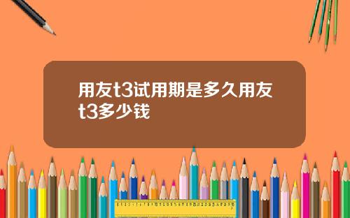 用友t3试用期是多久用友t3多少钱