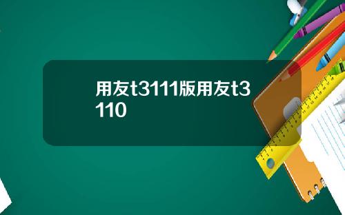用友t3111版用友t3110