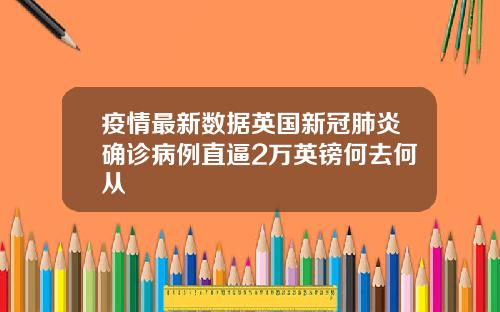 疫情最新数据英国新冠肺炎确诊病例直逼2万英镑何去何从