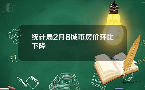 统计局2月8城市房价环比下降