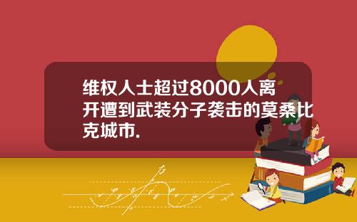 维权人士超过8000人离开遭到武装分子袭击的莫桑比克城市.