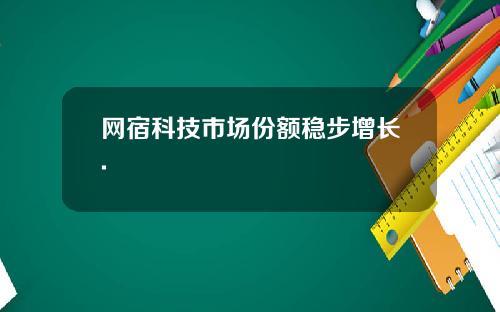 网宿科技市场份额稳步增长.