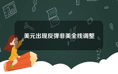 美元出现反弹非美全线调整