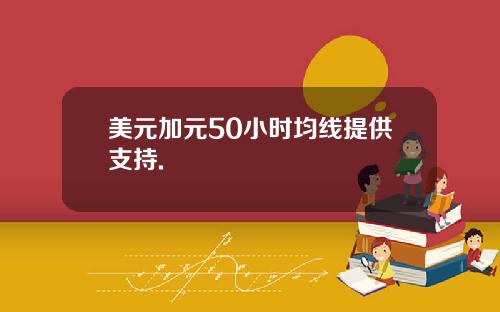 美元加元50小时均线提供支持.
