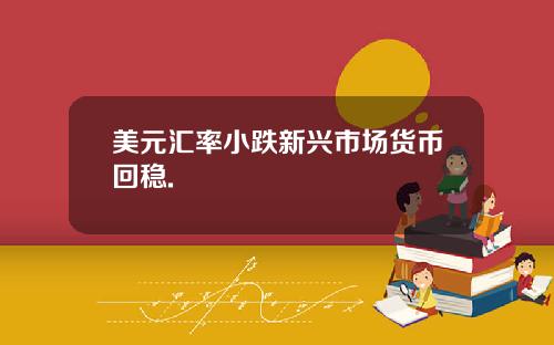 美元汇率小跌新兴市场货币回稳.
