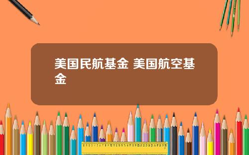 美国民航基金 美国航空基金