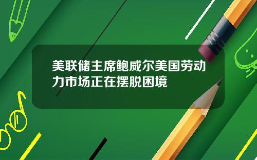 美联储主席鲍威尔美国劳动力市场正在摆脱困境
