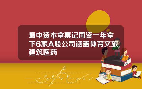 蜀中资本拿票记国资一年拿下6家A股公司涵盖体育文旅建筑医药