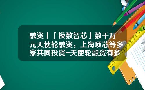 融资丨「模数智芯」数千万元天使轮融资，上海项芯等多家共同投资-天使轮融资有多少