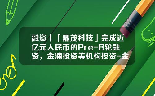 融资丨「鼎茂科技」完成近亿元人民币的Pre-B轮融资，金浦投资等机构投资-金浦投资基金