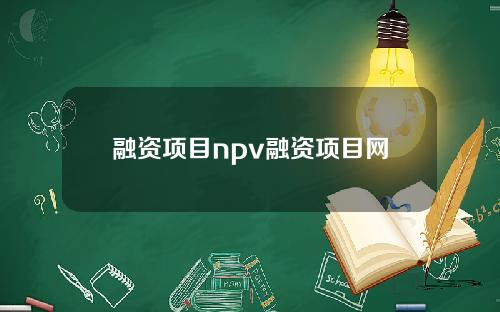 融资项目npv融资项目网