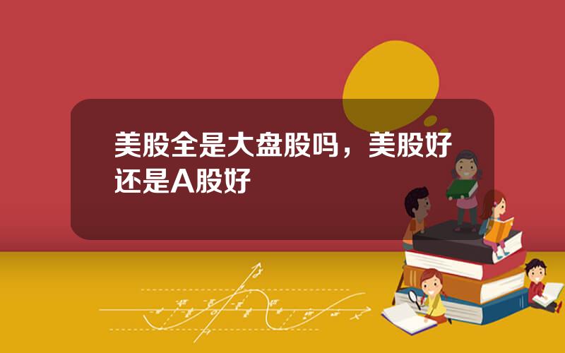 美股全是大盘股吗，美股好还是A股好
