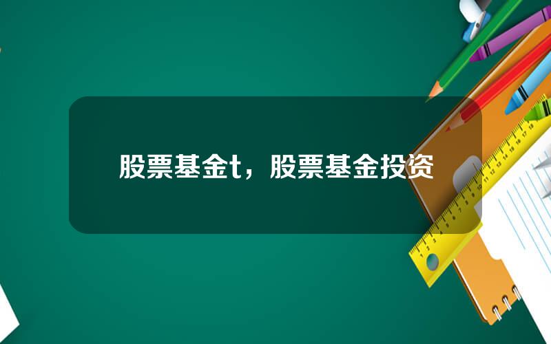 股票基金t，股票基金投资